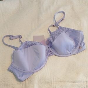 Savage X Fenty "Lilac Delight" Bra With Lace Detail in Size 42D (NWT)
